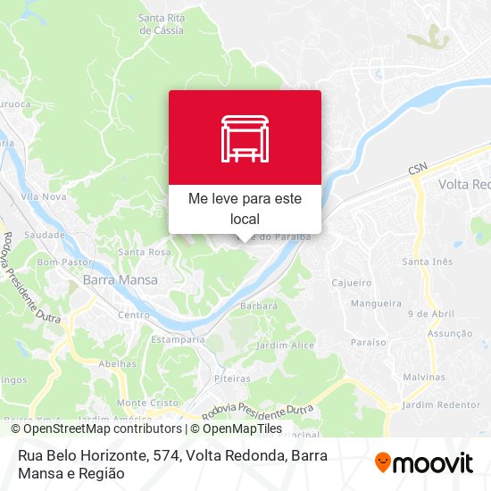 Rua Belo Horizonte, 574 mapa