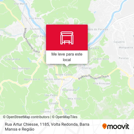 Rua Artur Chiesse, 1185 mapa