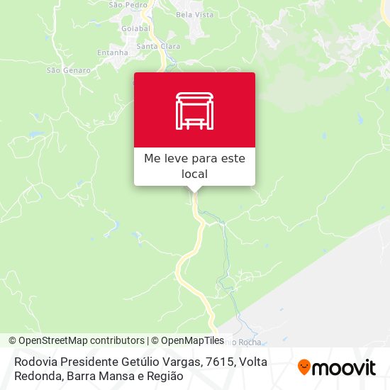 Rodovia Presidente Getúlio Vargas, 7615 mapa