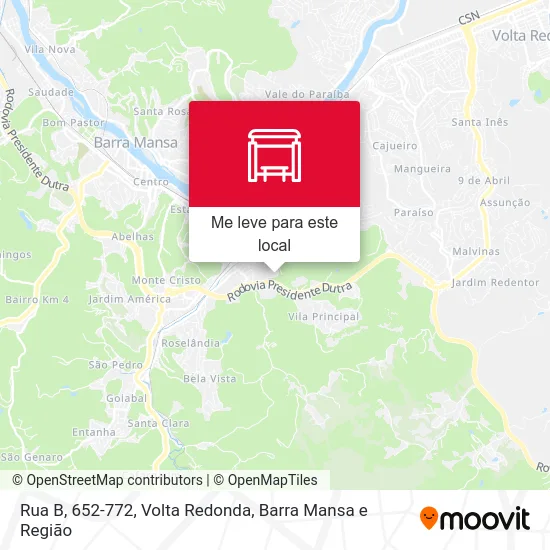 Rua B, 652-772 mapa