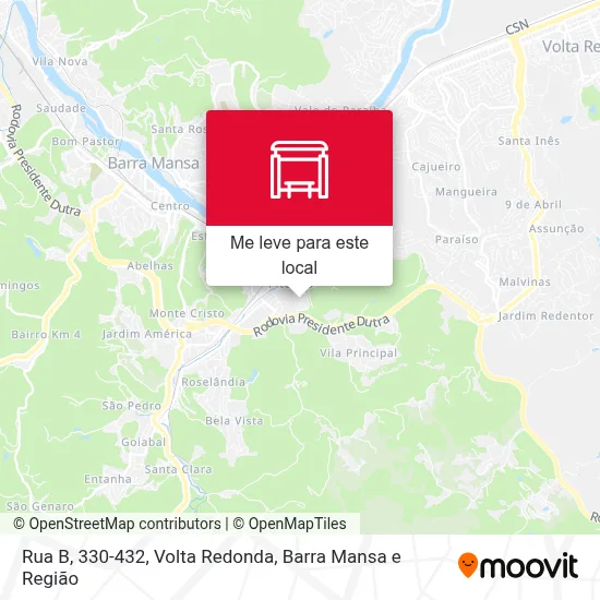 Rua B, 330-432 mapa