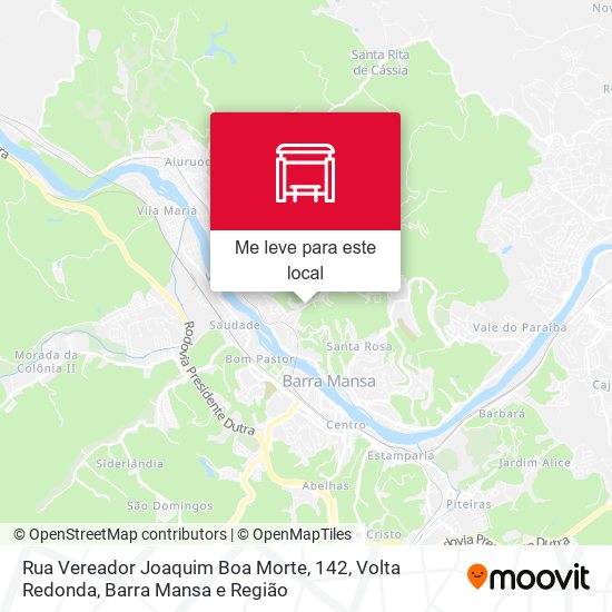 Rua Vereador Joaquim Boa Morte, 142 mapa