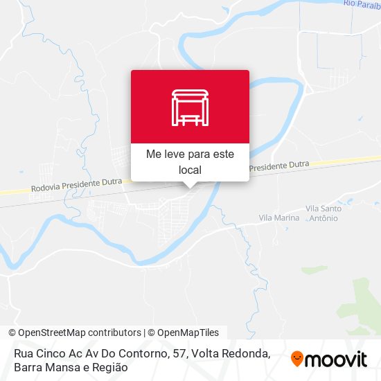 Rua Cinco Ac Av Do Contorno, 57 mapa