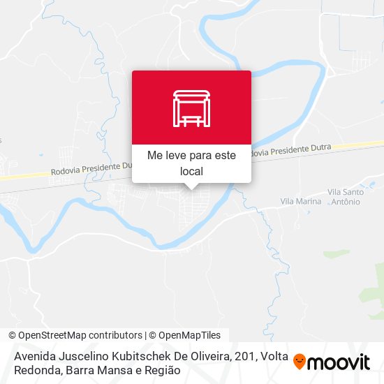 Avenida Juscelino Kubitschek De Oliveira, 201 mapa