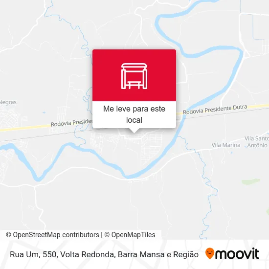 Rua Um, 550 mapa