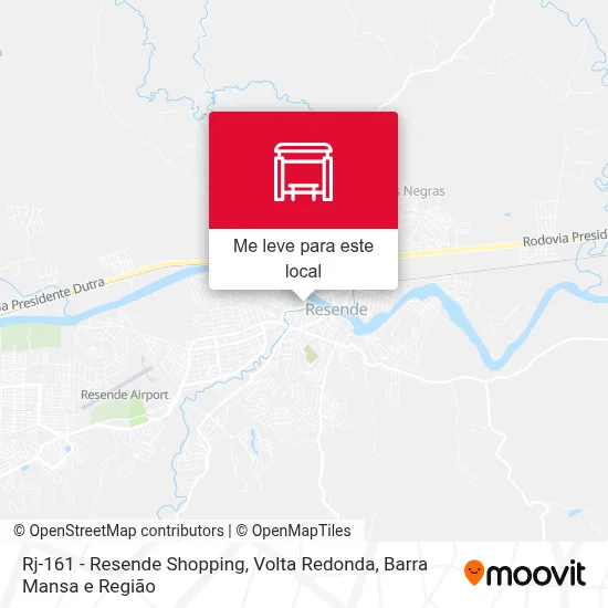 Rj-161 - Resende Shopping mapa