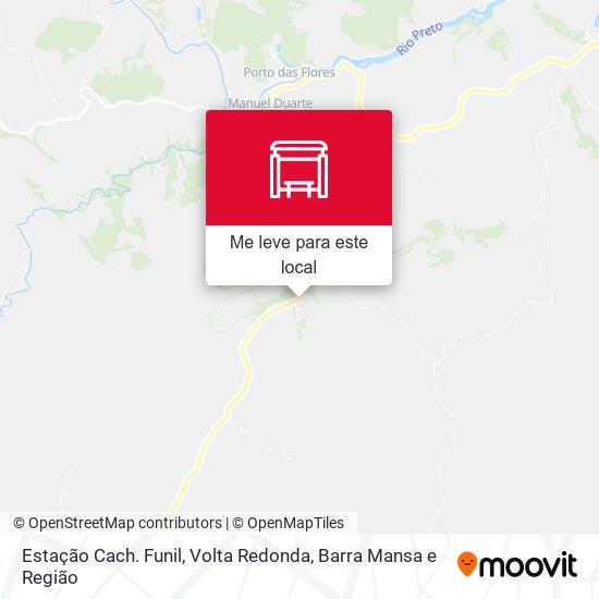 Estação Cach. Funil mapa