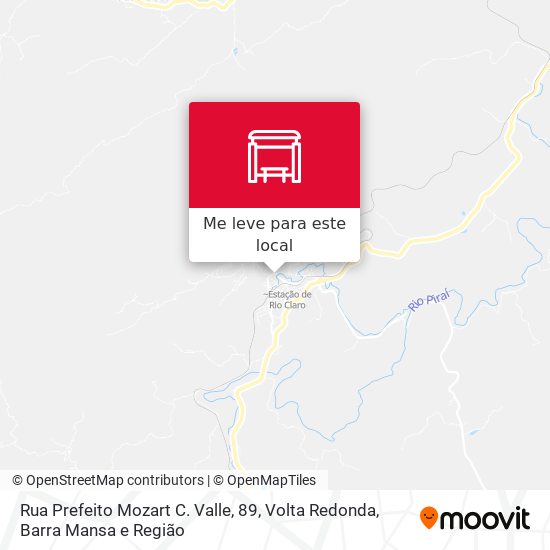 Rua Prefeito Mozart C. Valle, 89 mapa
