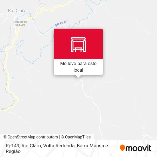 Rj-149, Rio Claro mapa