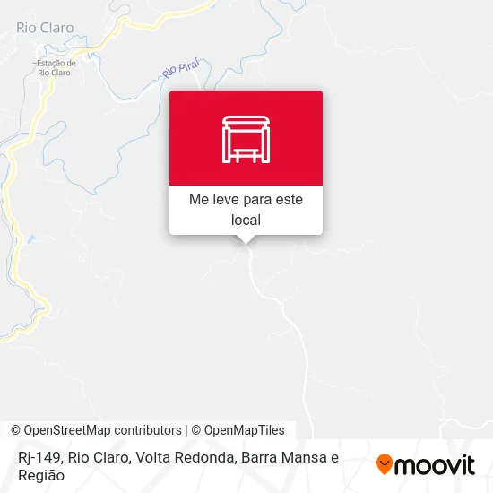 Rj-149, Rio Claro mapa