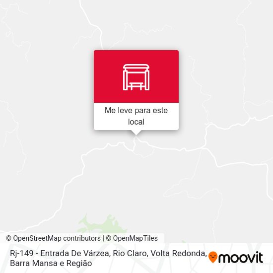 Rj-149 - Entrada De Várzea, Rio Claro mapa