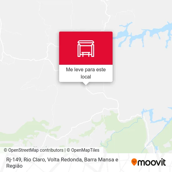 Rj-149, Rio Claro mapa