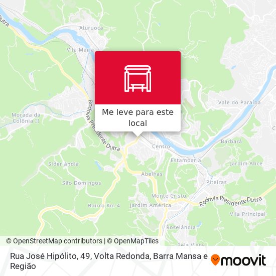 Rua José Hipólito, 49 mapa