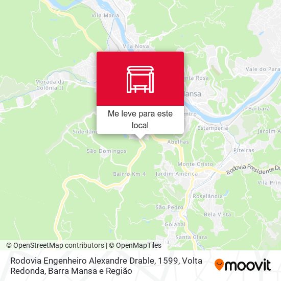 Rodovia Engenheiro Alexandre Drable, 1599 mapa