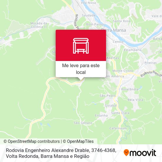 Rodovia Engenheiro Alexandre Drable, 3746-4368 mapa