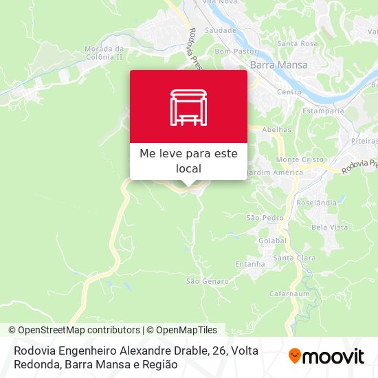 Rodovia Engenheiro Alexandre Drable, 26 mapa