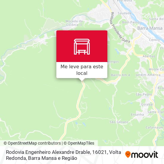 Rodovia Engenheiro Alexandre Drable, 16021 mapa