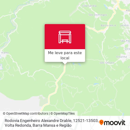 Rodovia Engenheiro Alexandre Drable, 12521-13503 mapa