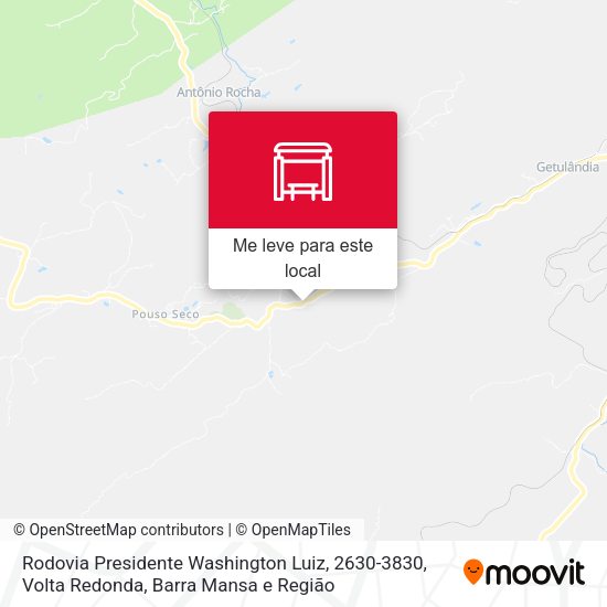 Rodovia Presidente Washington Luiz, 2630-3830 mapa