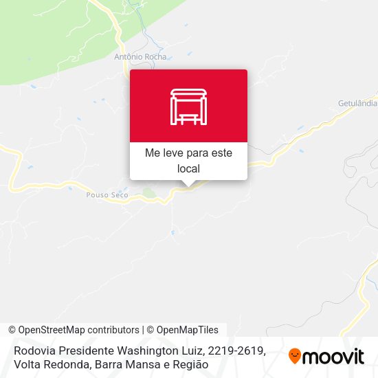 Rodovia Presidente Washington Luiz, 2219-2619 mapa