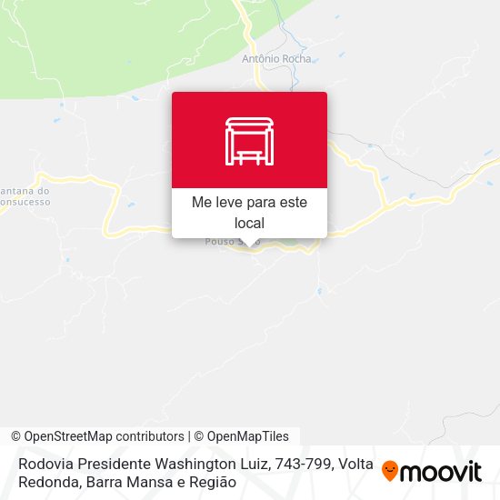 Rodovia Presidente Washington Luiz, 743-799 mapa
