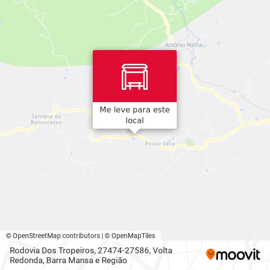 Rodovia Dos Tropeiros, 27474-27586 mapa