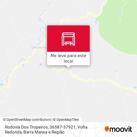 Rodovia Dos Tropeiros, 36587-37921 mapa