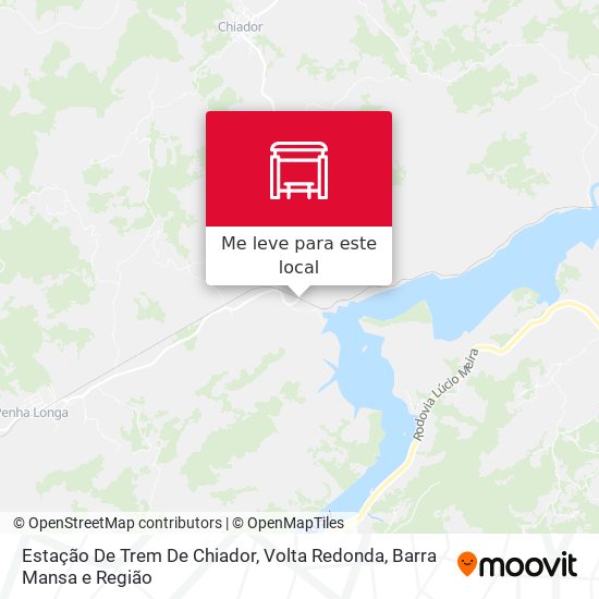 Estação De Trem De Chiador mapa