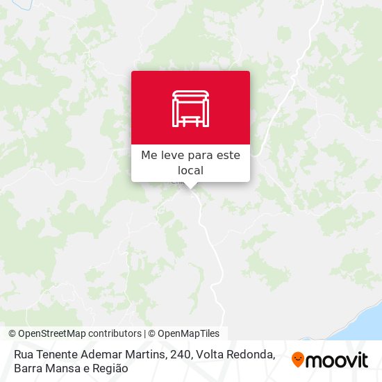 Rua Tenente Ademar Martins, 240 mapa