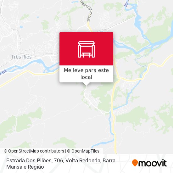 Estrada Dos Pilões, 706 mapa
