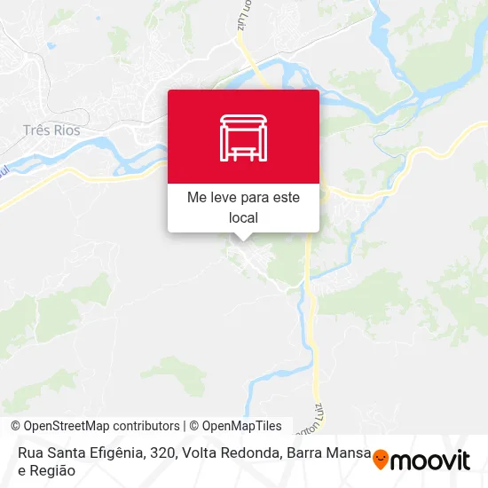 Rua Santa Efigênia, 320 mapa