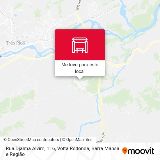Rua Djalma Alvim, 116 mapa