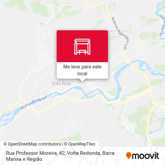 Rua Professor Moreira, 42 mapa