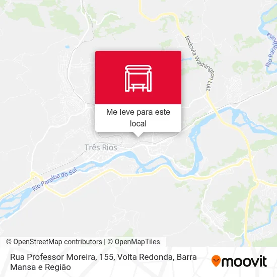 Rua Professor Moreira, 155 mapa