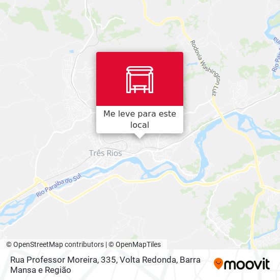 Rua Professor Moreira, 335 mapa