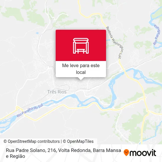Rua Padre Solano, 216 mapa