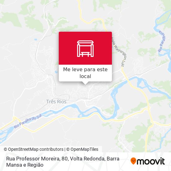 Rua Professor Moreira, 80 mapa