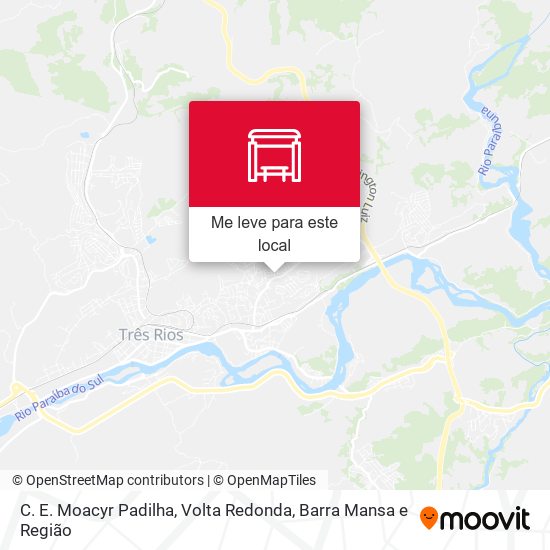 C. E. Moacyr Padilha mapa