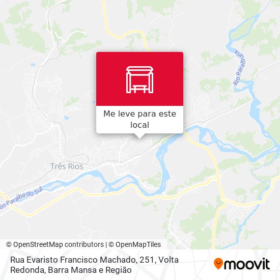 Rua Evaristo Francisco Machado, 251 mapa