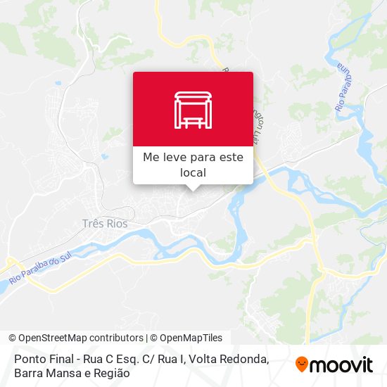 Ponto Final - Rua C Esq. C/ Rua I mapa