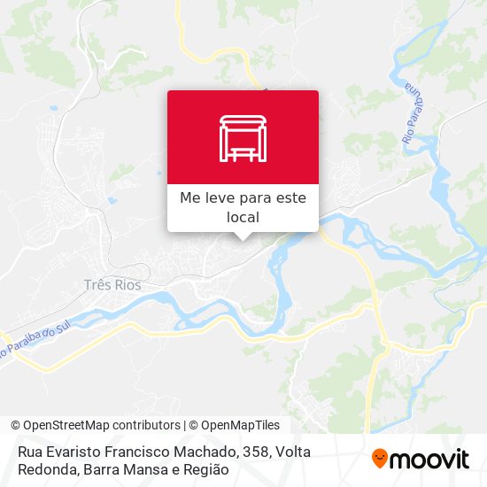 Rua Evaristo Francisco Machado, 358 mapa