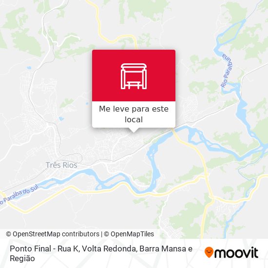 Ponto Final - Rua K mapa