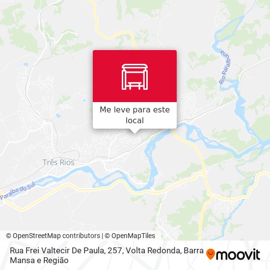 Rua Frei Valtecir De Paula, 257 mapa