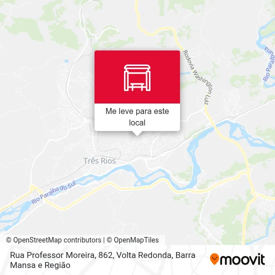 Rua Professor Moreira, 862 mapa