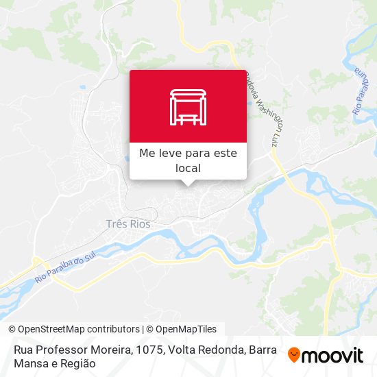 Rua Professor Moreira, 1075 mapa