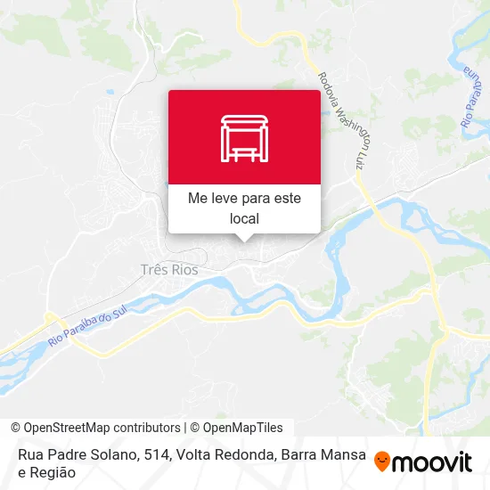 Rua Padre Solano, 514 mapa