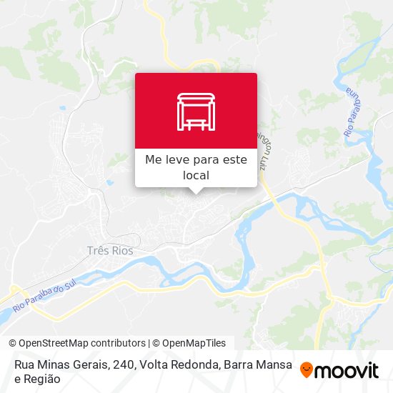 Rua Minas Gerais, 240 mapa