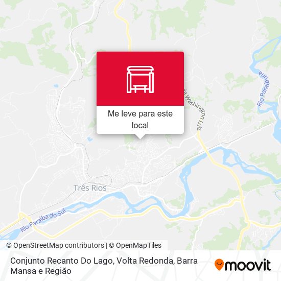 Conjunto Recanto Do Lago mapa