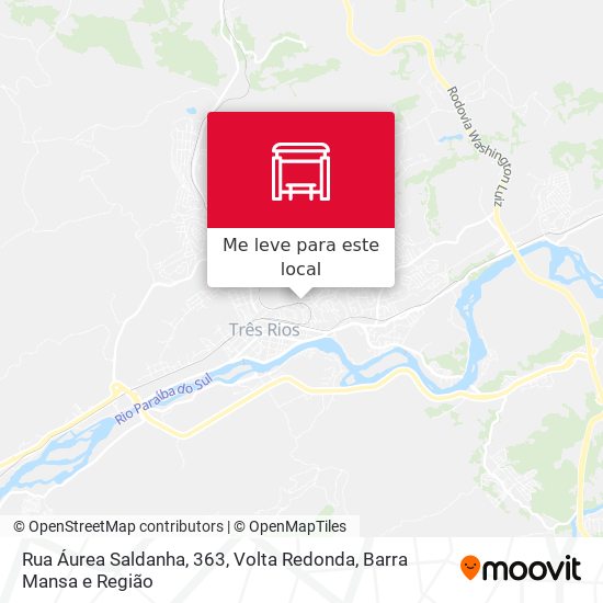 Rua Áurea Saldanha, 363 mapa