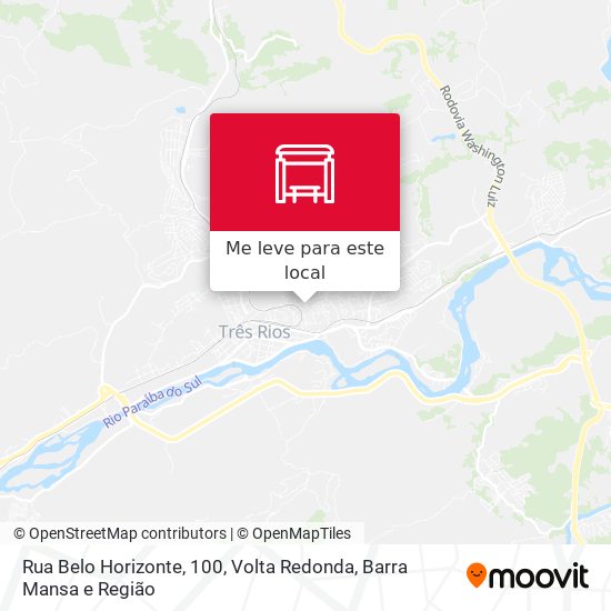 Rua Belo Horizonte, 100 mapa